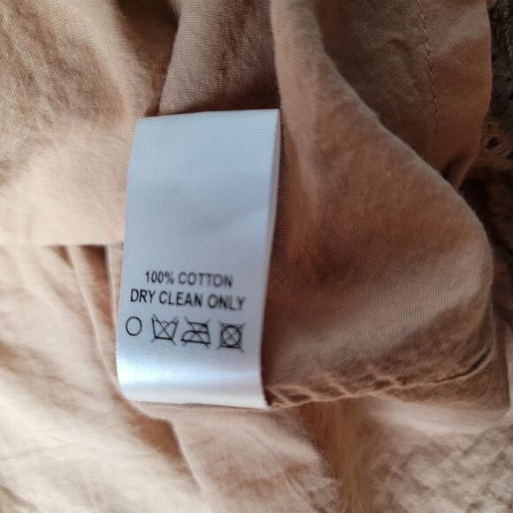 Judith March Bohemian Embroidered Crochet Mini Dress M Lined Cotton Festival - Picture 10 of 10